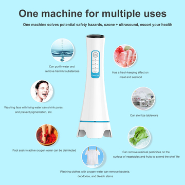 Sub Health Analyzer Machine , Smart Home Ultrasonic and Ozone Purifier for Vegetables Fruits