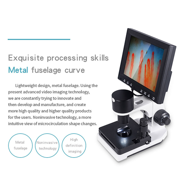 Portable Video Microcirculation Microscope Nailfold Capillary with CE