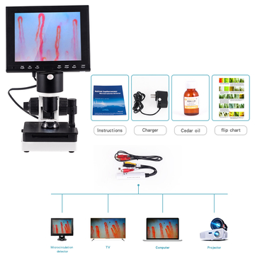 LCD Display Colour Microcirculation Test Machine Clinical Hospital Home