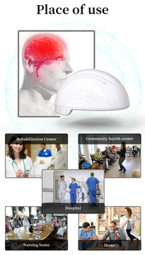 Home Clinic Use Nir Photobiomodulation Brain Helmet Disease Treatment 810nm