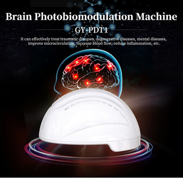 Power 15W Brain Photobiomodulation Devices Light Therapy Helmet For Stroke Patients